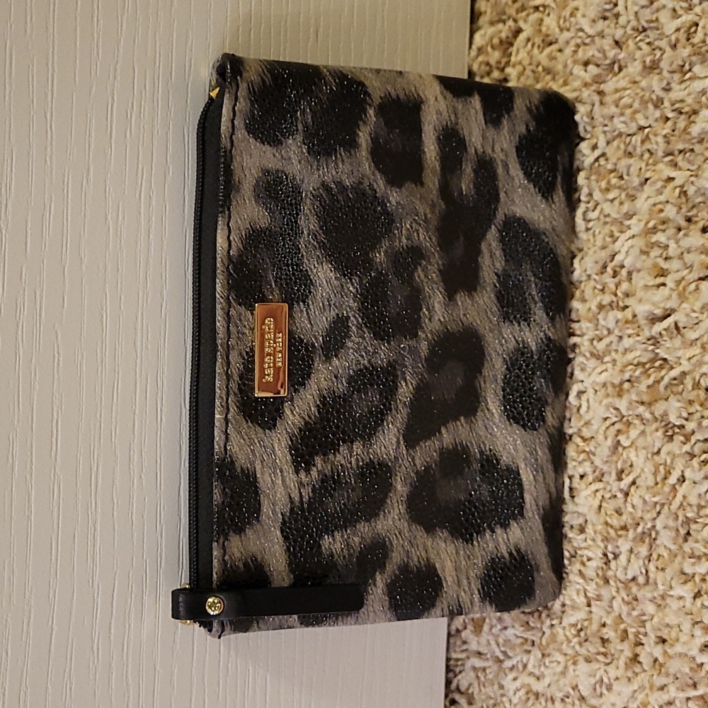 NWOT kate spade leopard wallet